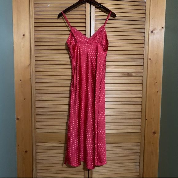 Red/White Maxi Holiday Dress Size Small - Picture 7 of 8